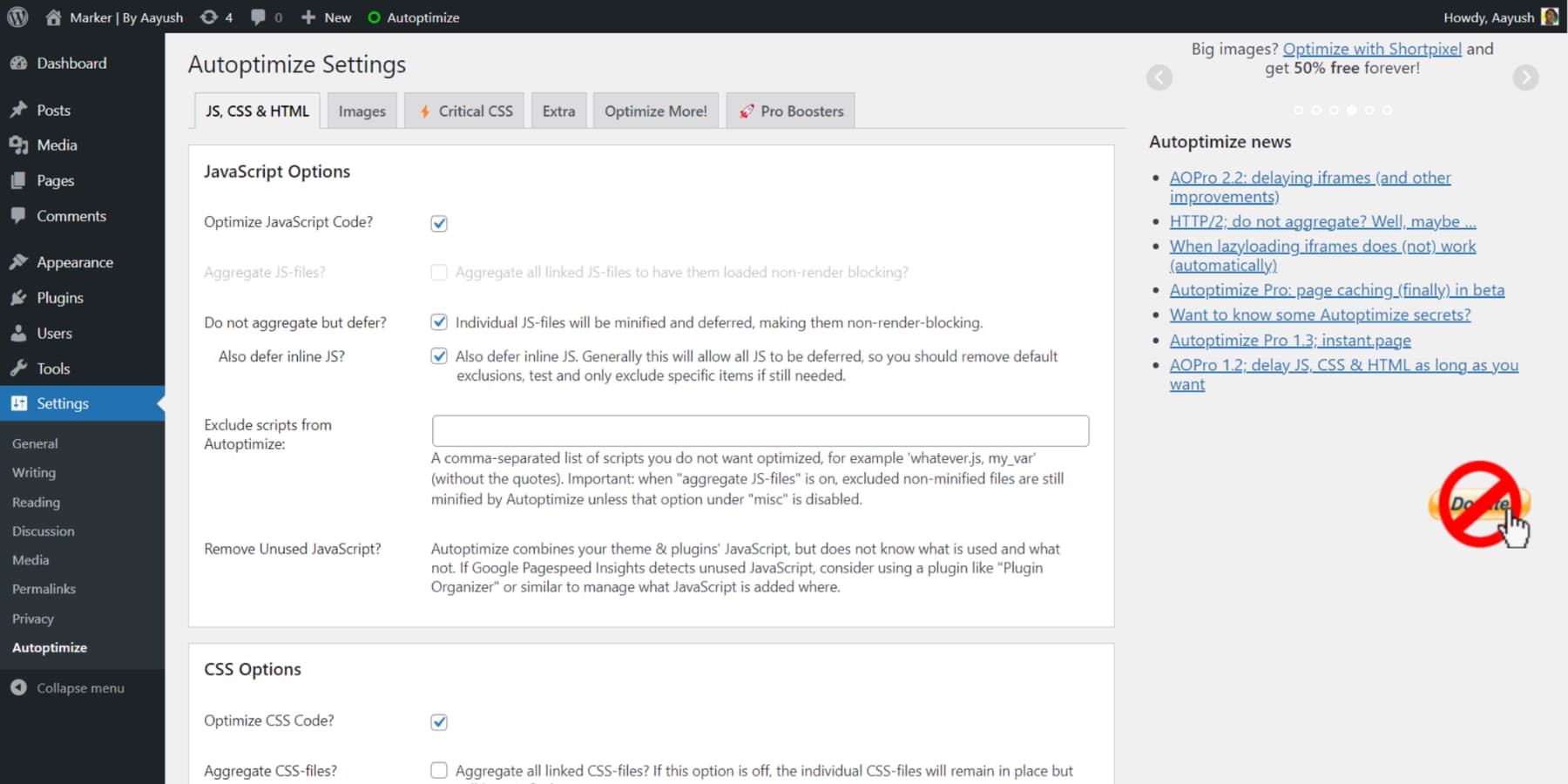 Autoptimizes-User-Interface