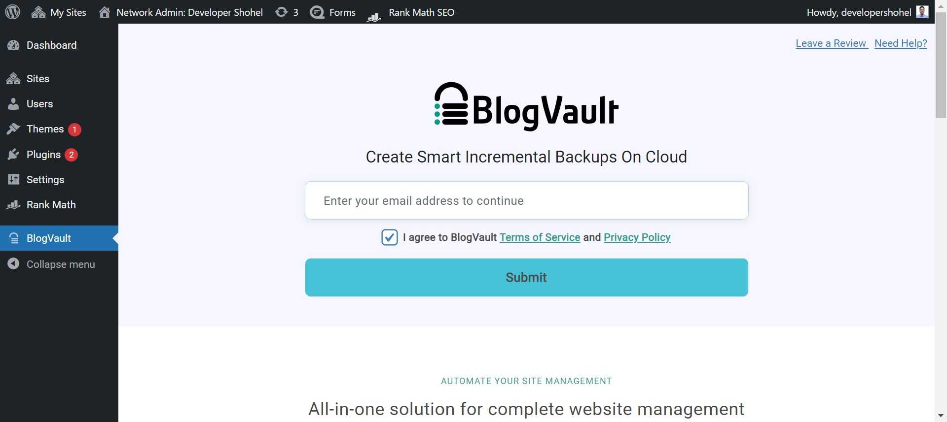 BlogVault WordPress Backup Plugin – Migration, Staging, and Backups