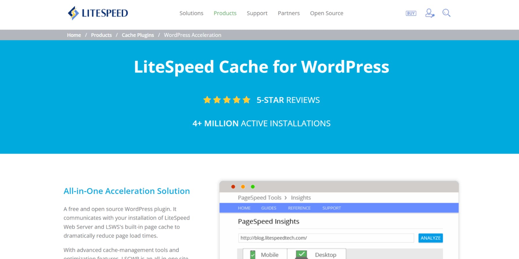 LiteSpeed-Caches-Home-Page