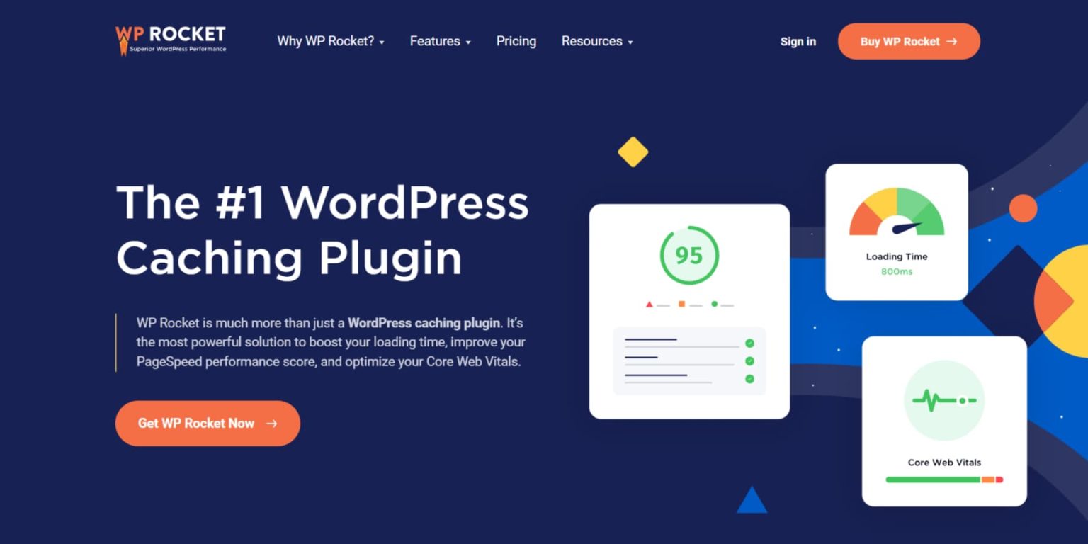 WordPress Caching Plugin WP Rocket