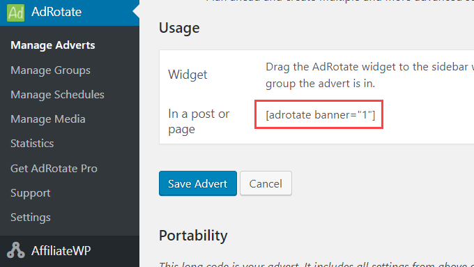 adrotate-banner-usage