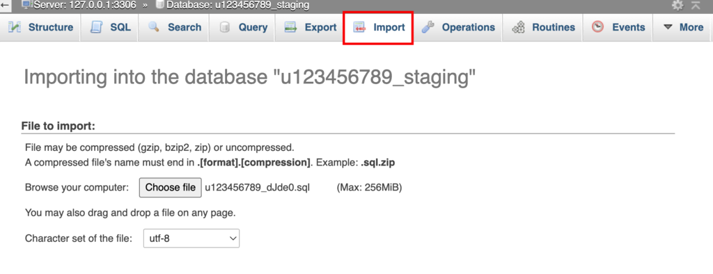 import db