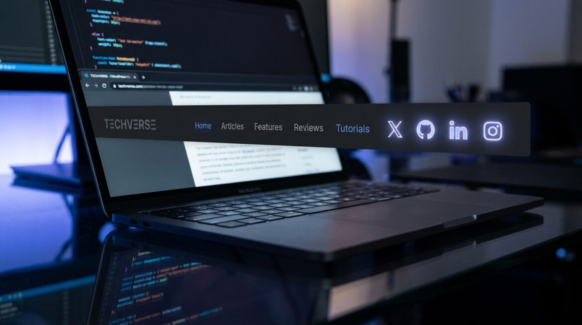social media icons in WordPress menus, WordPress menu icons, SVG sprite WordPress, custom nav walker, block theme social icons